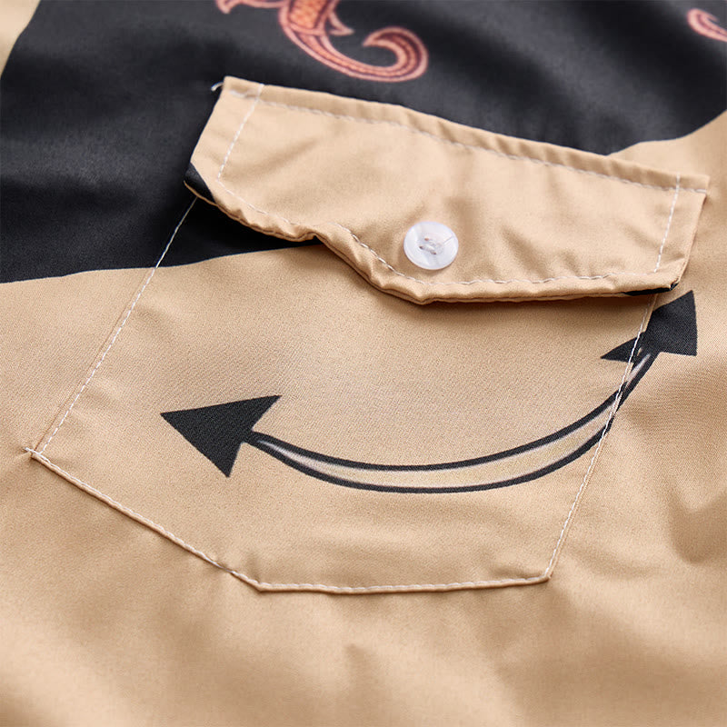 Chemise décontractée pour homme à motif western ethnique cowboy - image 5