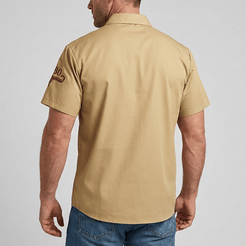 Chemise décontractée pour homme à motif western ethnique cowboy - image 2