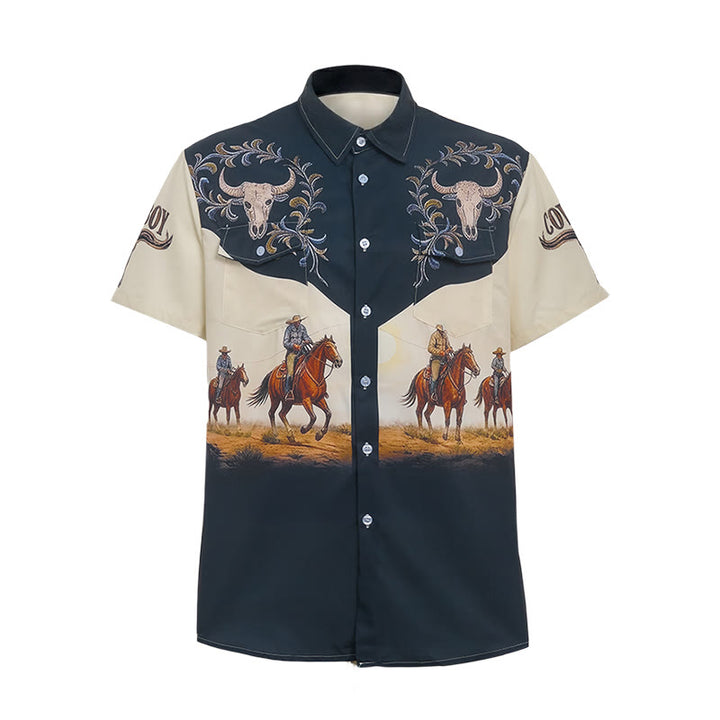 T-shirt western pour homme, style rodéo, cowboy et musique country - image 9