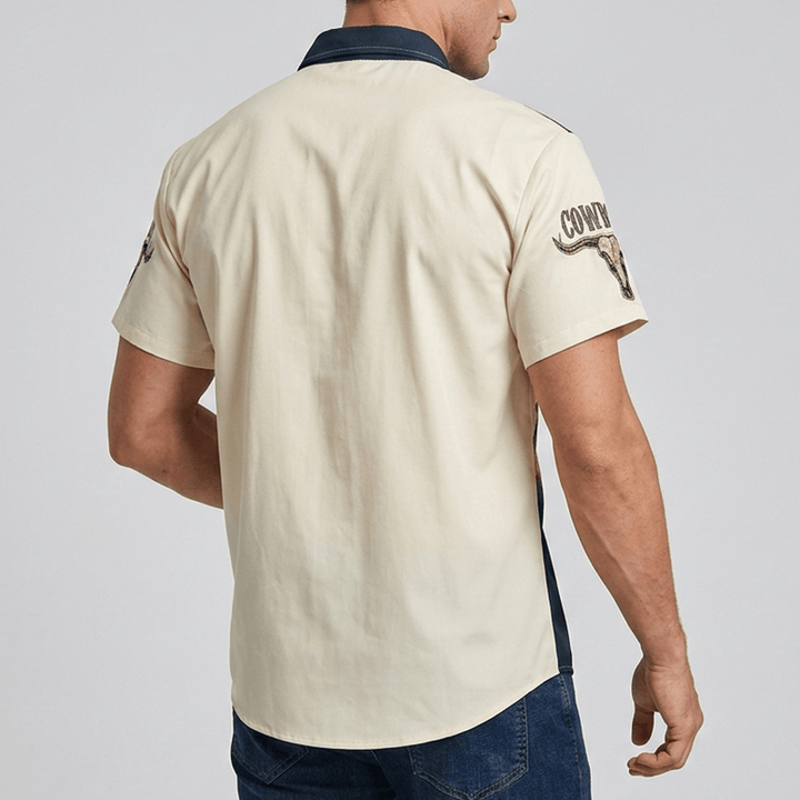 T-shirt western pour homme, style rodéo, cowboy et musique country - image 2