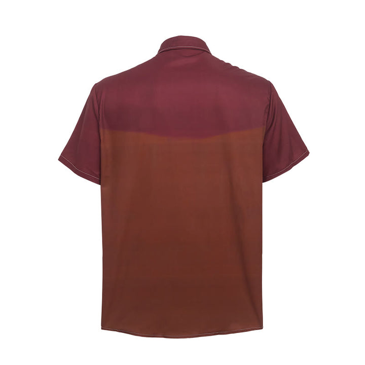 Chemise de cowboy western bicolore streetwear pour homme - image 10