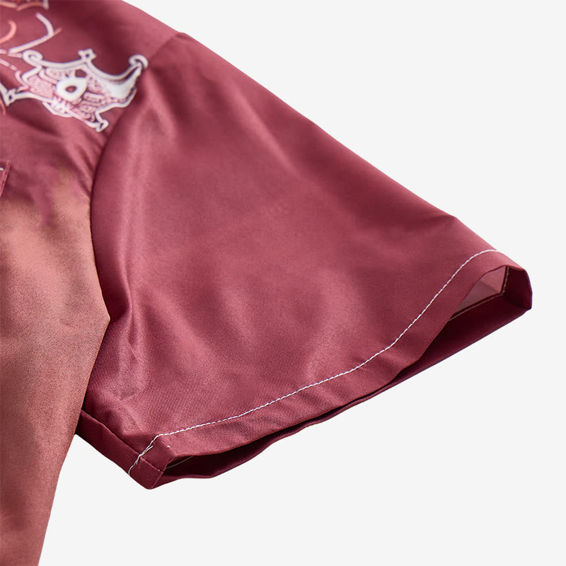 Chemise de cowboy western bicolore streetwear pour homme - image 8
