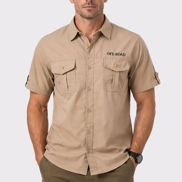 Chemise de travail tactique militaire tout-terrain pour homme en coton - image 1