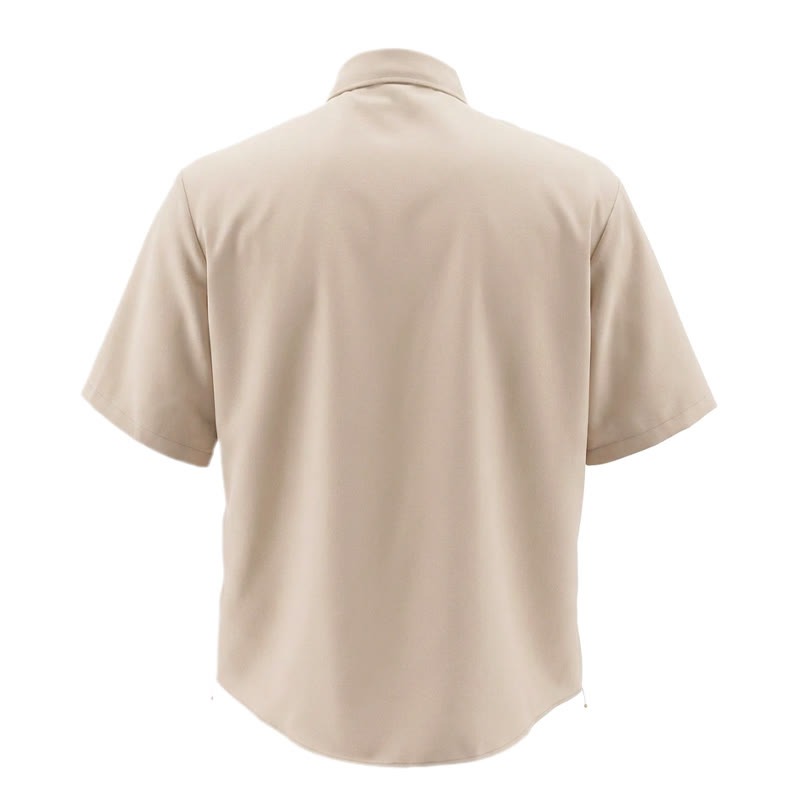 Chemise de travail utilitaire surdimensionnée pour homme avec bandoulière amovible - image 10