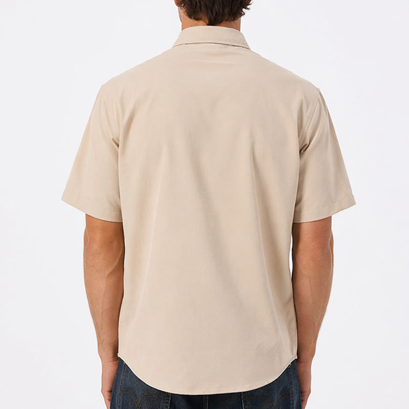 Chemise de travail utilitaire surdimensionnée pour homme avec bandoulière amovible - image 2