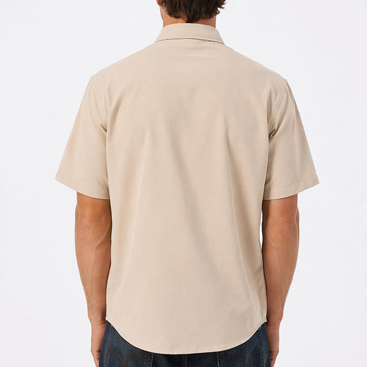 Chemise de travail utilitaire surdimensionnée pour homme avec bandoulière amovible - image 2