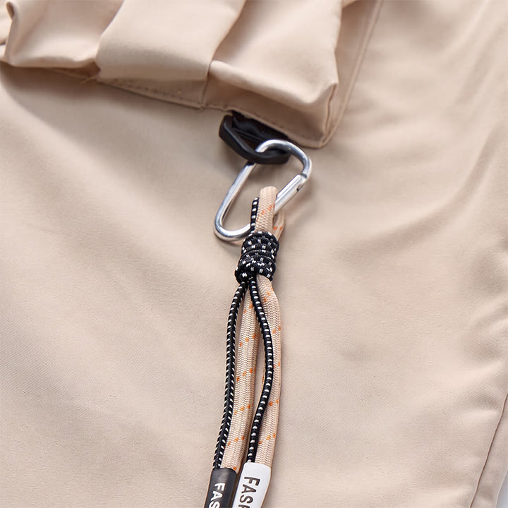 Chemise de travail utilitaire surdimensionnée pour homme avec bandoulière amovible - image 6