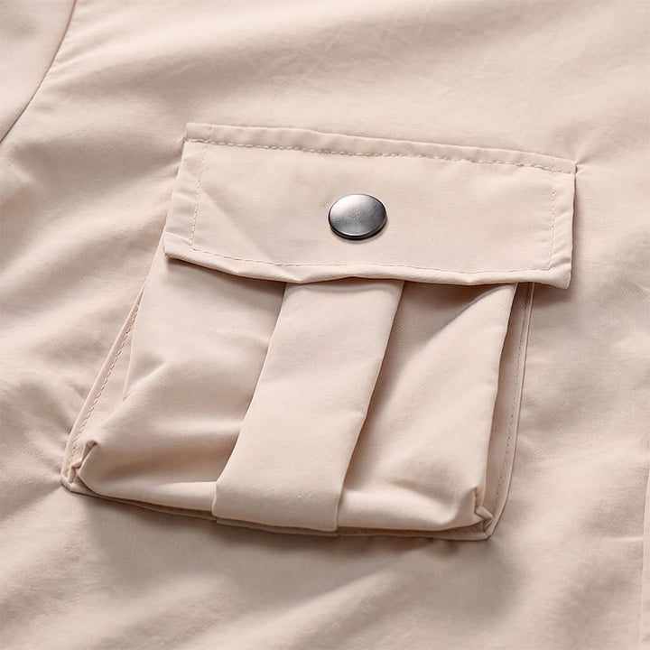 Chemise de travail utilitaire surdimensionnée pour homme avec bandoulière amovible - image 5