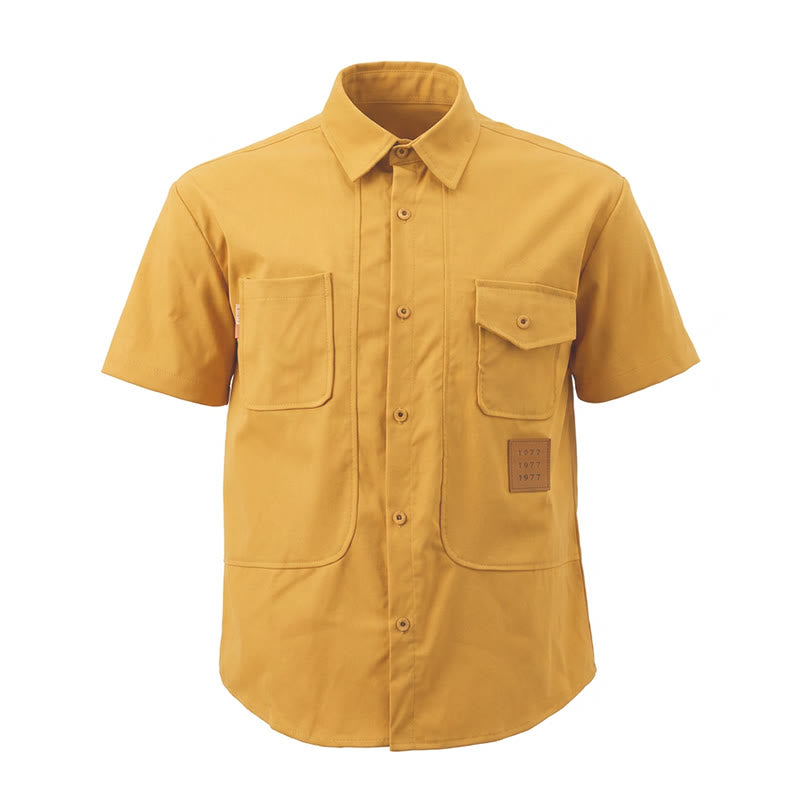 Chemise de travail City Boy pour homme avec écusson rétro - image 9