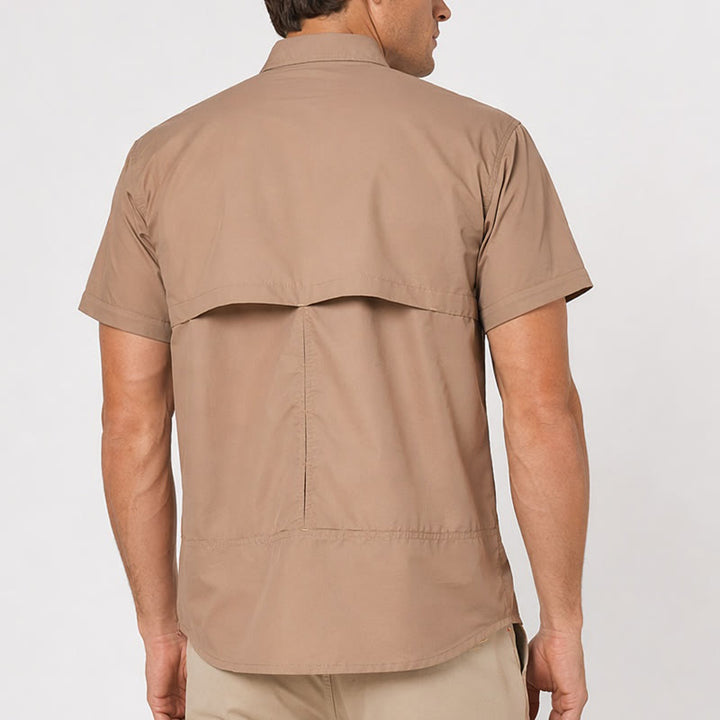 Chemise de travail tactique convertible à manches amovibles pour homme - image 4