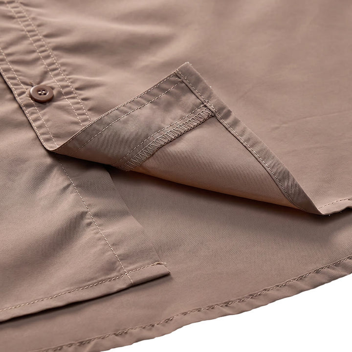 Chemise de travail tactique convertible à manches amovibles pour homme - image 8