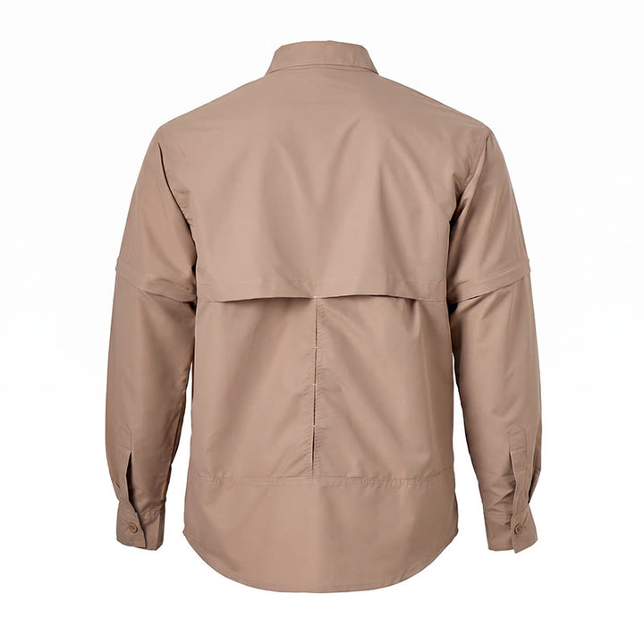 Chemise de travail tactique convertible à manches amovibles pour homme - image 13