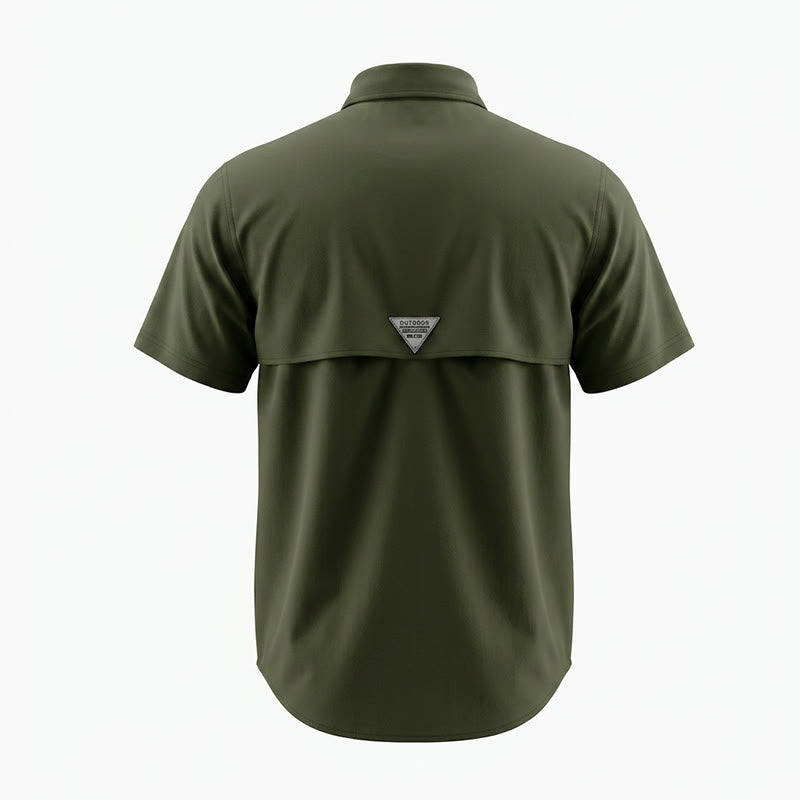 Chemise de travail multipoches d'été pour homme - image 13