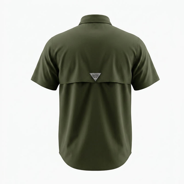 Chemise de travail multipoches d'été pour homme - image 13