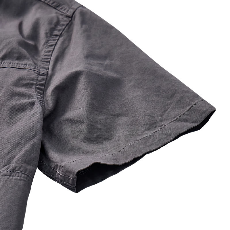 Chemise de travail utilitaire pour homme avec poches zippées verticales - image 11