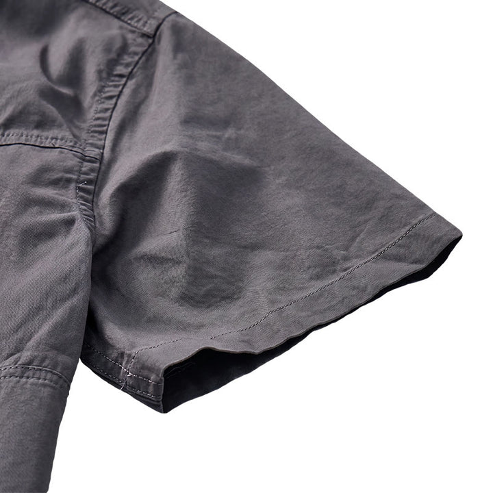 Chemise de travail utilitaire pour homme avec poches zippées verticales - image 11