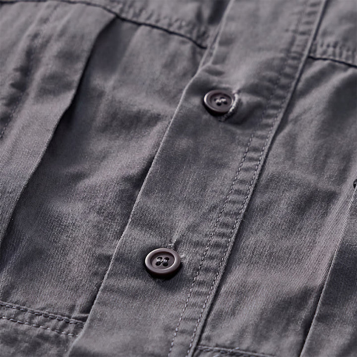 Chemise de travail utilitaire pour homme avec poches zippées verticales - image 8