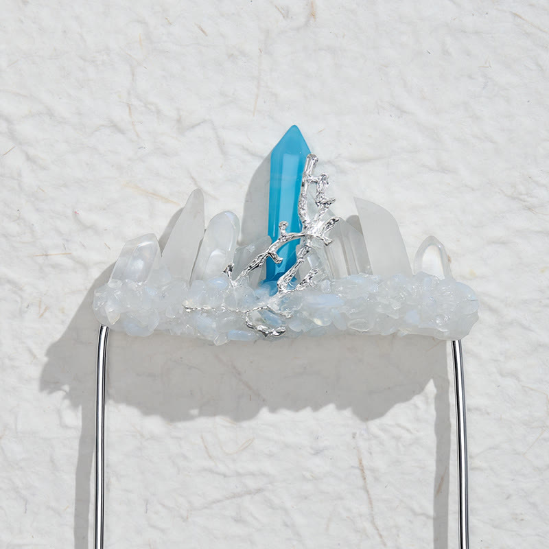 Broche de pochette en cristal naturel fait main - image 25