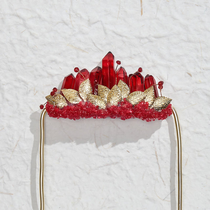 Broche de pochette en cristal naturel fait main - image 11