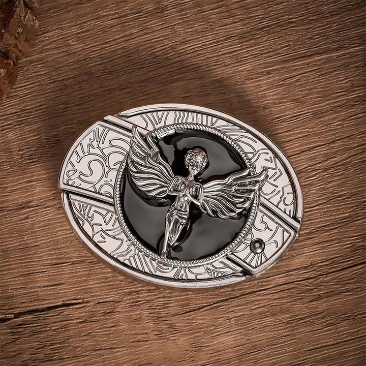 Ceinture en cuir avec boucle de couteau pliant caché Fallen Angel à faire soi-même - image 9