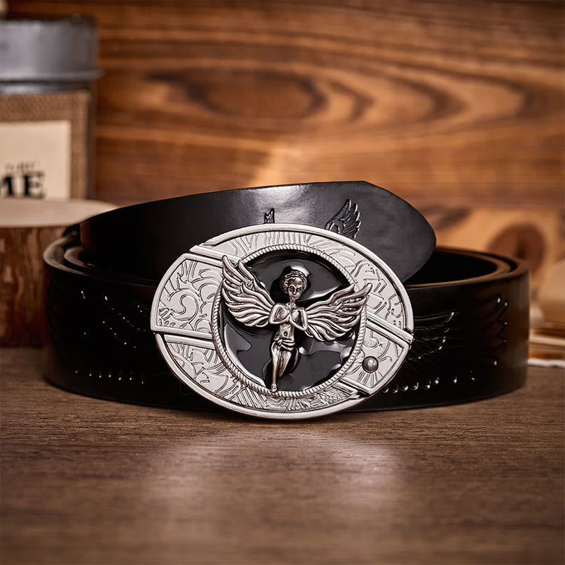 Ceinture en cuir avec boucle de couteau pliant caché Fallen Angel à faire soi-même - image 2