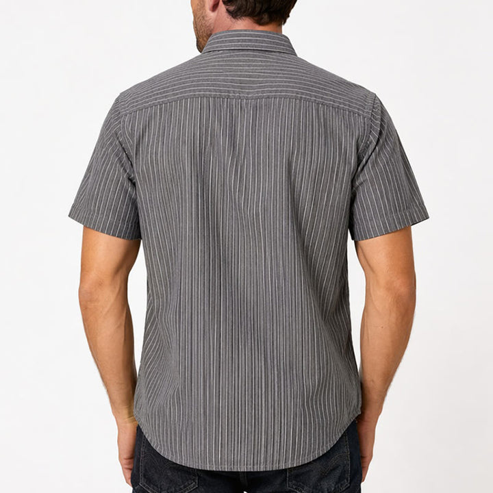 Chemise rayée en coton pour tous les jours, du travail au week-end - image 2
