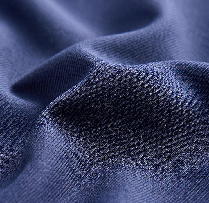 Chemise en coton tendance pour homme, à bordures contrastées bicolores. - image 8