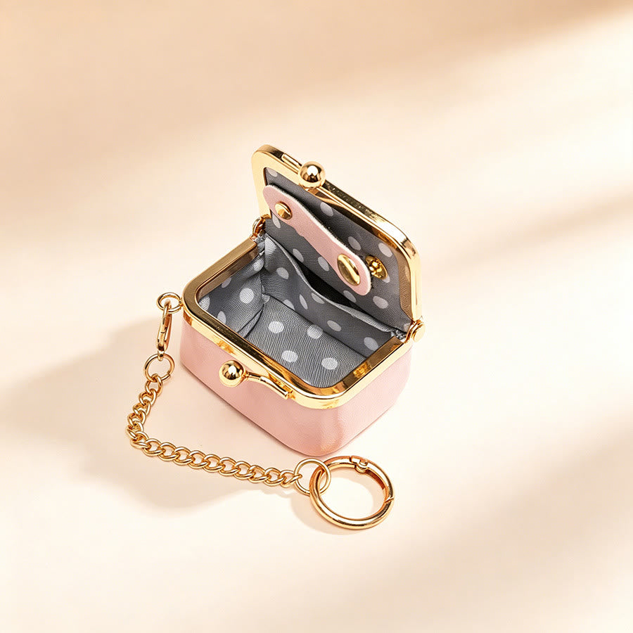 Mini breloque de sac à main en forme de baiser, petit porte-monnaie, porte-clés - image 4
