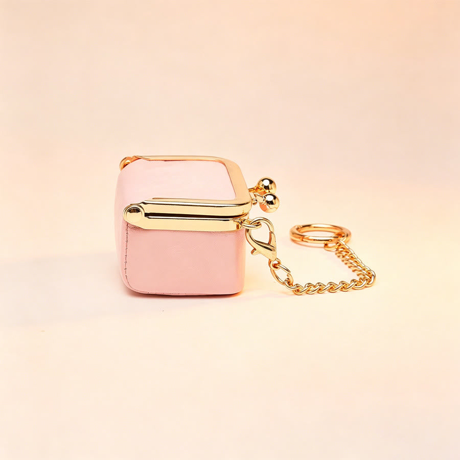 Mini breloque de sac à main en forme de baiser, petit porte-monnaie, porte-clés - image 5
