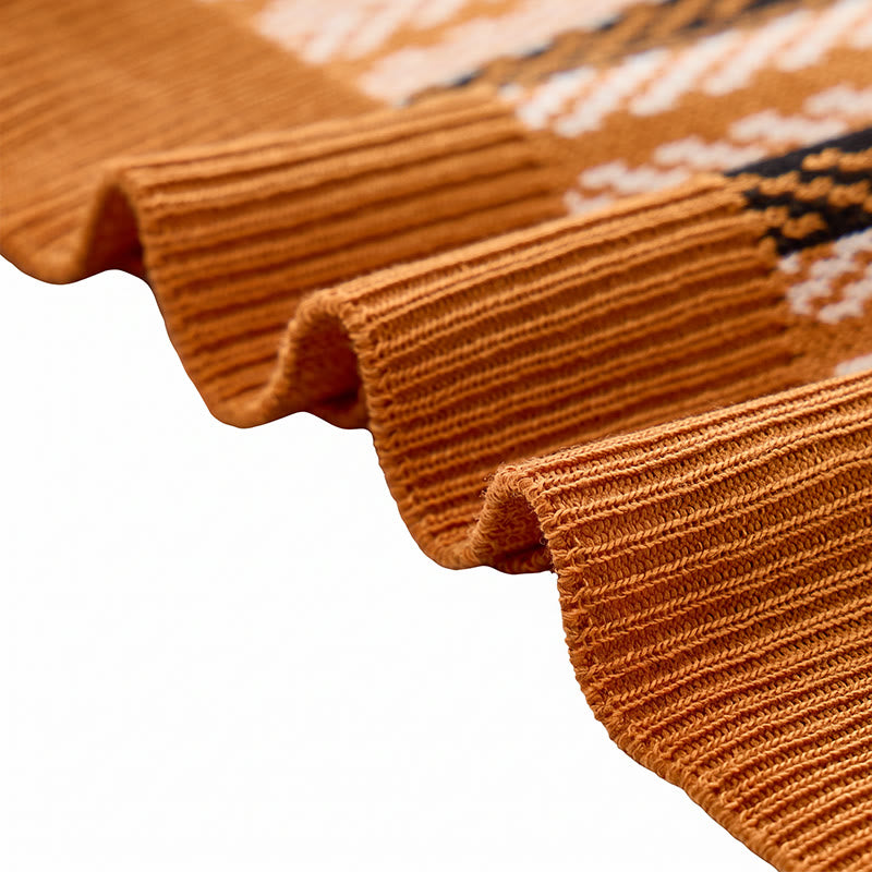 Polo d'été vintage pour homme, rayé, en maille jacquard à carreaux. - image 8