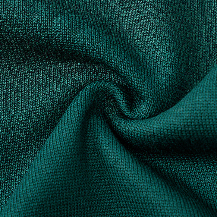 Chemise en maille à rayures contrastées et blocs de couleur pour homme - image 9