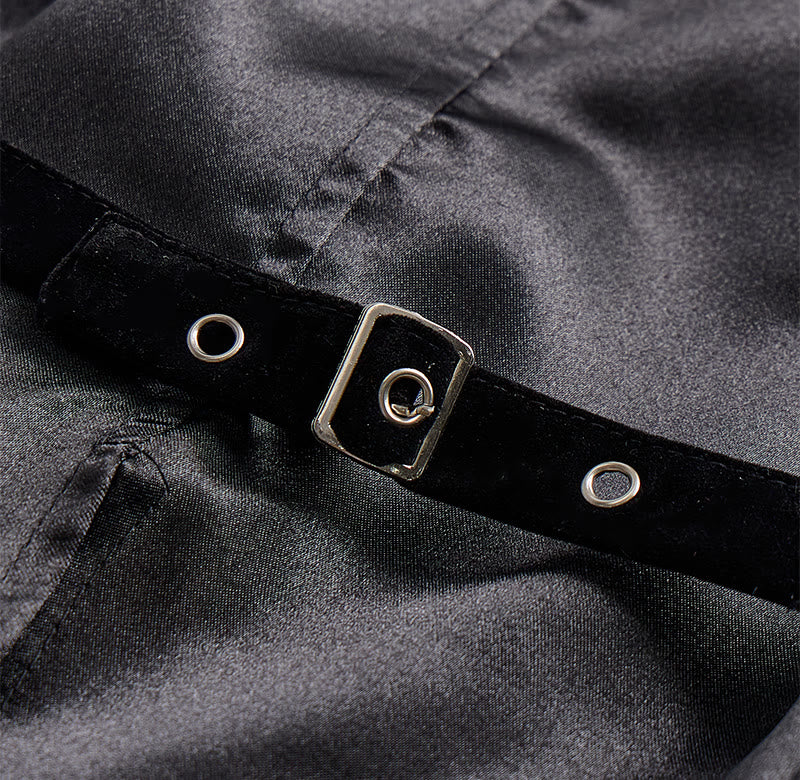Gilet de costume élégant pour homme, style steampunk, à un bouton - image 8