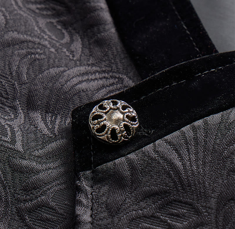 Gilet de costume élégant pour homme, style steampunk, à un bouton - image 4