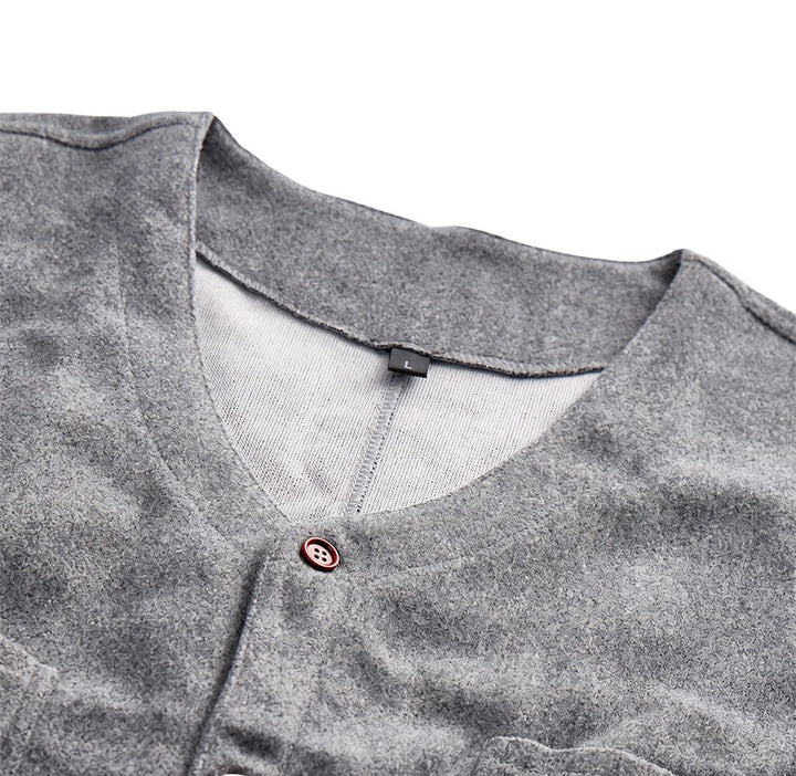 Gilet de costume classique pour homme, 4 poches, en laine mélangée - image 5