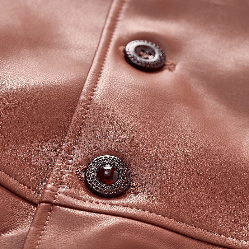 Gilet en cuir pour homme, quatre saisons, décontracté et élégant, à superposer - image 8