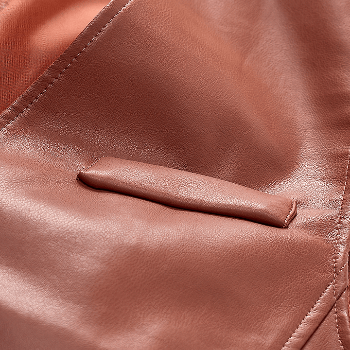 Gilet en cuir pour homme, quatre saisons, décontracté et élégant, à superposer - image 7
