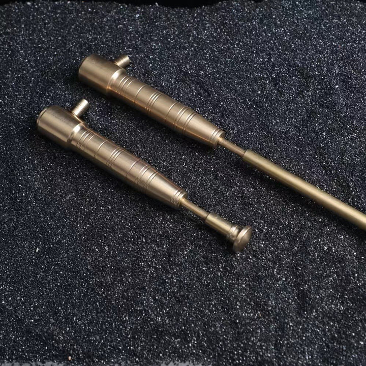 Briquet torche vintage en laiton rechargeable à long manche - image 13