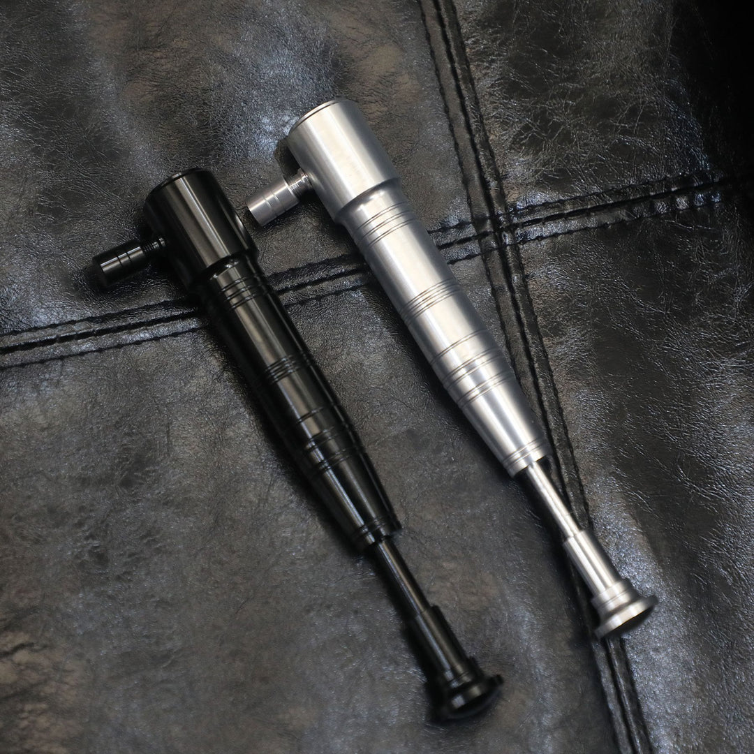 Briquet torche vintage en laiton rechargeable à long manche - image 0