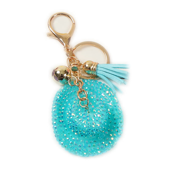 Porte-clés chapeau de cowboy western à strass scintillants - Lac Bleu - image 9