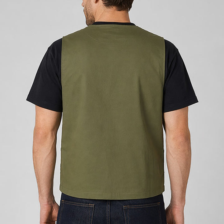 Gilet de travail tactique en toile multipoches - image 2