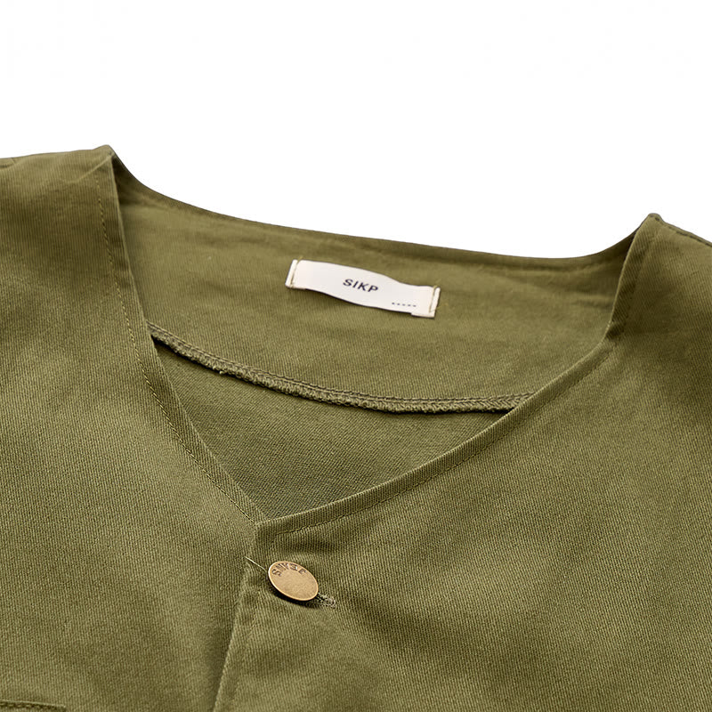 Gilet de travail tactique en toile multipoches - image 6