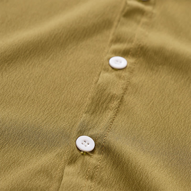 Gilet d'été simple pour homme en coton et lin uni - image 8