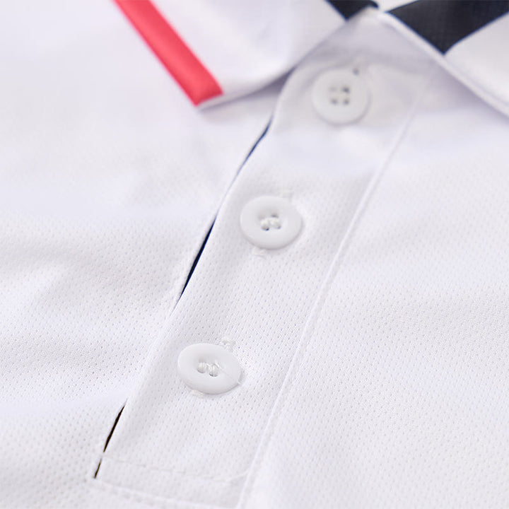 Polo pour homme à imprimé étoiles patriotiques inspiré du drapeau - image 5
