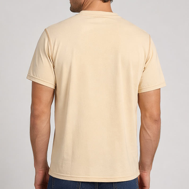 T-shirt polo homme style classique avec bordures contrastées - image 2