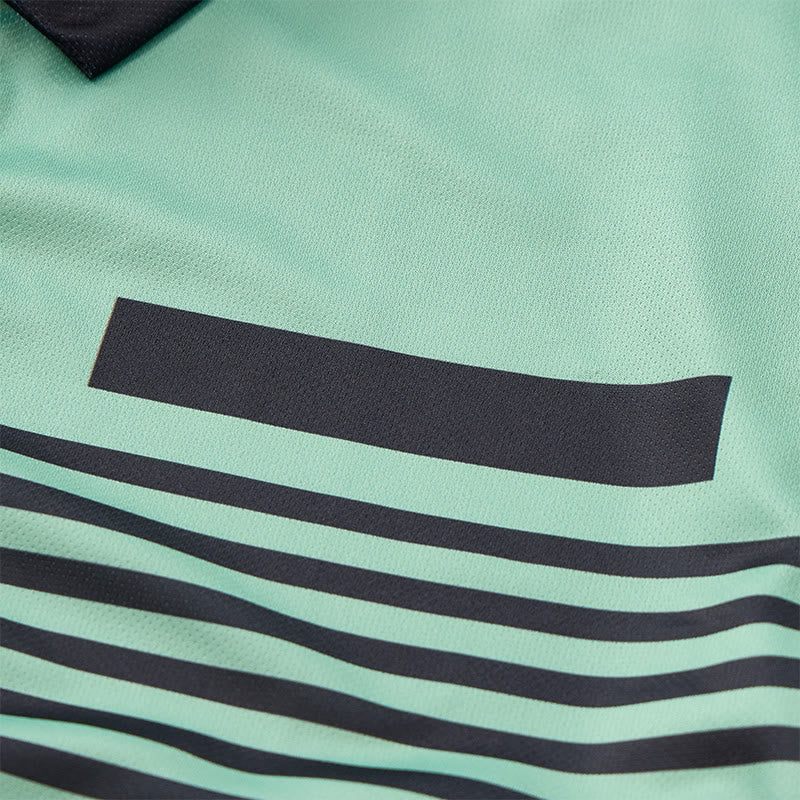 Polo d'été moderne à rayures noires pour homme - image 11