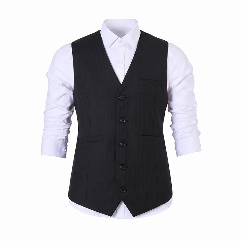 Gilet de costume multicolore pour homme, idéal pour le printemps et l'automne, pour un usage quotidien et professionnel. - image 19