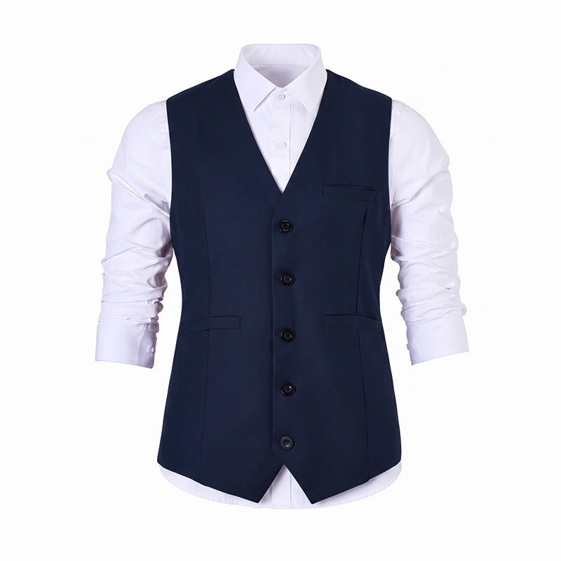 Gilet de costume multicolore pour homme, idéal pour le printemps et l'automne, pour un usage quotidien et professionnel. - image 23
