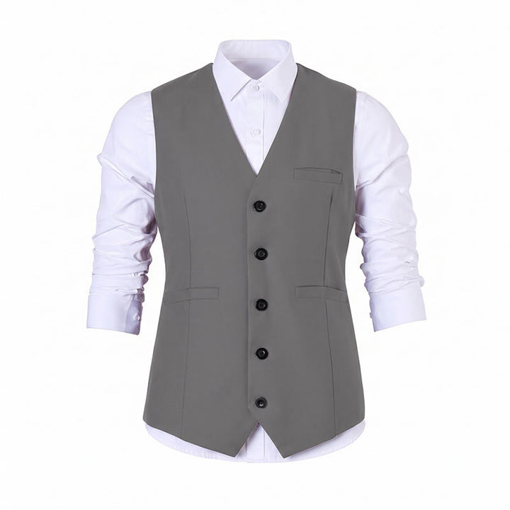 Gilet de costume multicolore pour homme, idéal pour le printemps et l'automne, pour un usage quotidien et professionnel. - image 22