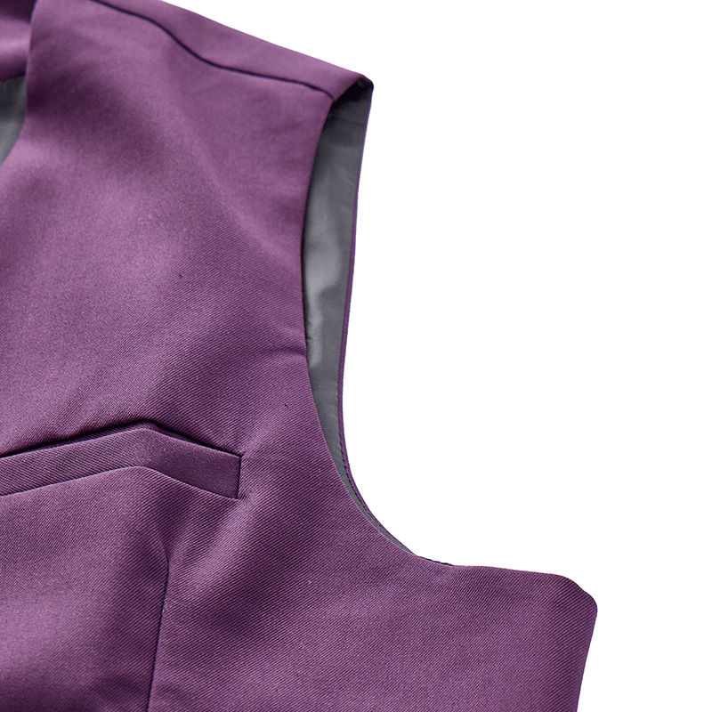 Gilet de costume multicolore pour homme, idéal pour le printemps et l'automne, pour un usage quotidien et professionnel. - image 14