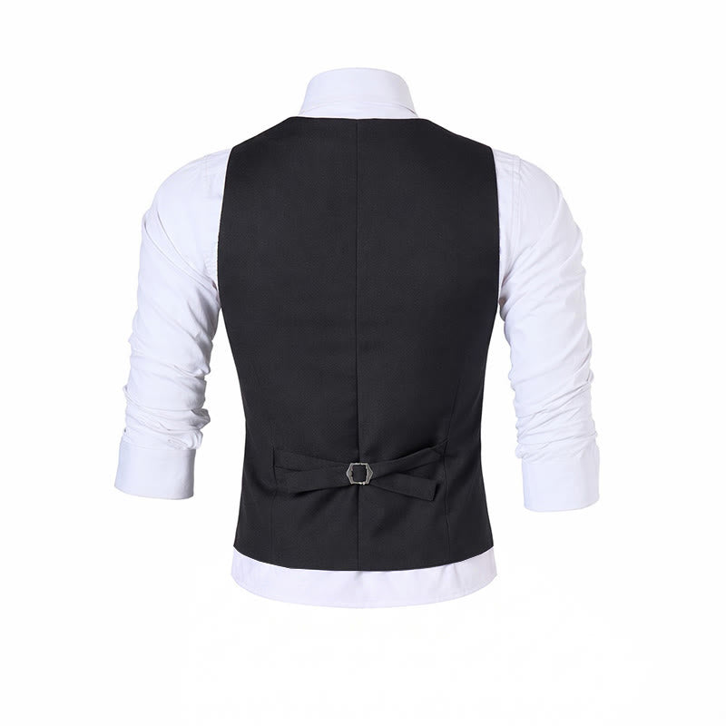 Gilet de travail toutes saisons pour homme, idéal au quotidien, pour mariage ou banquet. - image 13